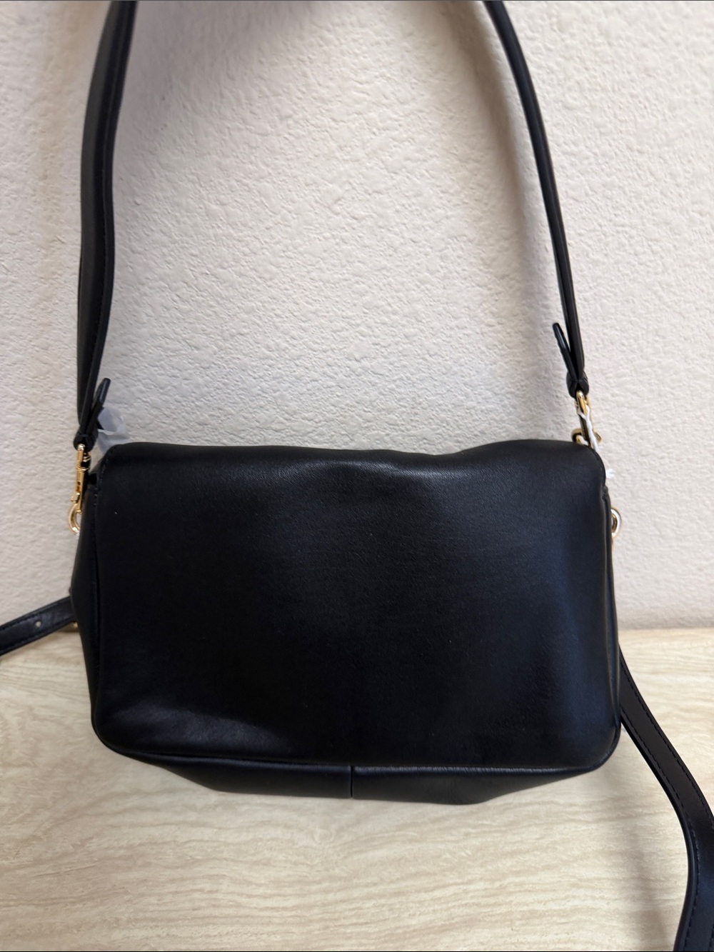 TORY BURCH CHARLIE SMALL SHOULDER BAG BLACK - Picture 4 of 9